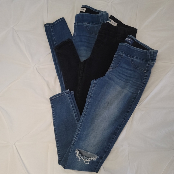 3 pairs of Old Navy Rockstar Jeggings - Picture 3 of 4